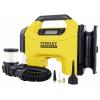 STANLEY SXVI02001, Akumulátorový kompresor, 10 bar, 12V adaptér pro napájení přes kabel, digitální displej