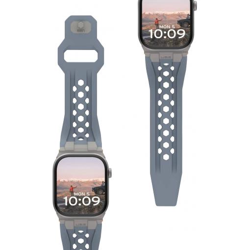 Urban Armor Gear Monarch náramek 42 mm, 44 mm, 45 mm, 46 mm, 49 mm modrá, titan Watch Series 1, Watch Series 2, Watch Series 3, Watch Series 4, Watch Series 5,