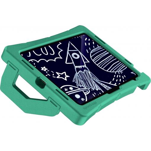 STM Goods Duxling Kids obal / brašna na iPad Apple iPad 10.9 (Gen.10, 2022), iPad 10.9 (A16, 2025) 27,7 cm (10,9) - 27,9 cm (11) Backcover zelená, transparentní