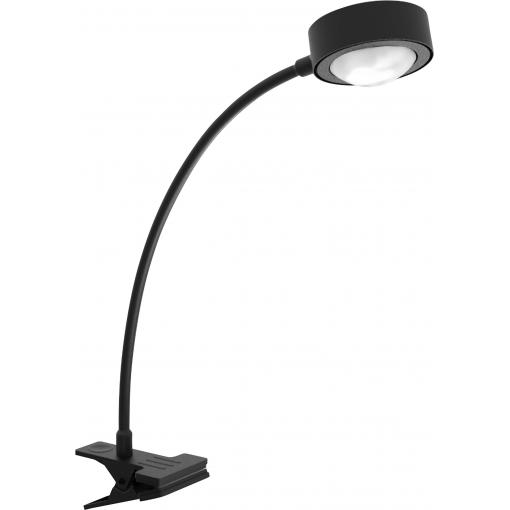 LightMe LM85853 LM85853 LED lampička s klipem LED 5 W černá
