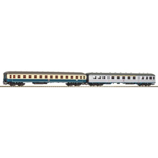Piko H0 28325 2dílná sada osobních vozů 1x 1./2. Nep. Stříbrný ling + 1x 2 Nep. BM 232 DB