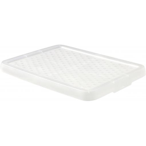 Curver 230649 otočný stohovací zásobník , ESSENTIALS Deckel für 20L und 26L Box,, transparentní, 1 ks