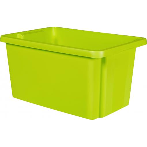Curver 225410 otočný stohovací zásobník , ESSENTIALS Drehstapelbox 45L, grün, stohovatelné, zelená, 1 ks