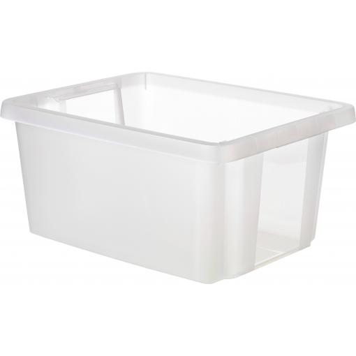 Curver 225358 otočný stohovací zásobník , ESSENTIALS Drehstapelbox 20L, transparent, stohovatelné, transparentní, 1 ks