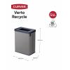 Curver E-COM - VERTO Bin RECYCLE Abfalleimer 54L, perlgrau 261012 odpadkový koš, 54 l, perlově šedá , s ochranou proti otiskům prstů, 1 ks
