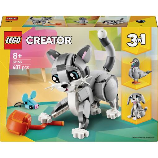 31163 LEGO® CREATOR Šedá kočka