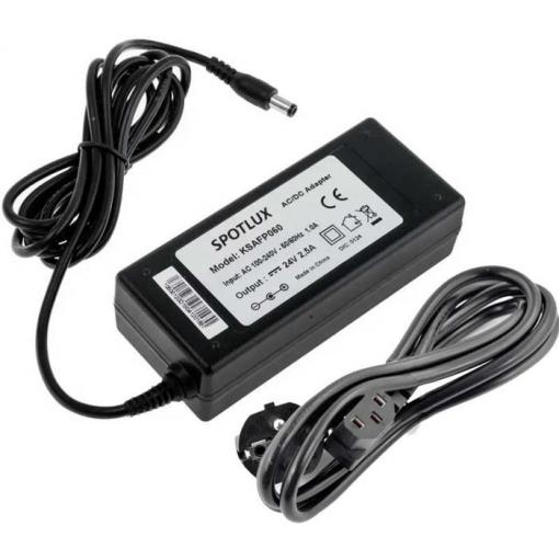 Napájecí adaptér SPOTLUX KSAFP60, 24 V / 2,5 A, konektor 5,5 × 2,1 mm