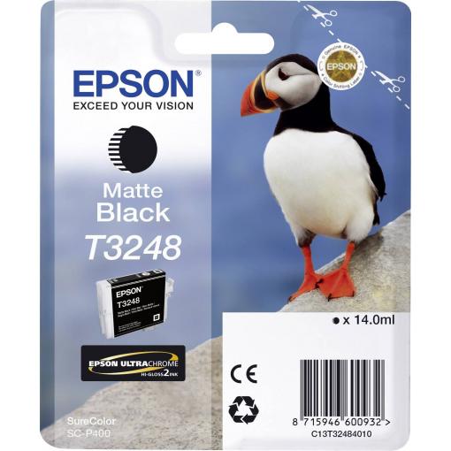 Epson Ink T3248 originál matná černá C 13 T 32484010