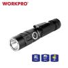 WorkPro kapesní svítilna, s režimem stroboskopu, poutko na ruku, napájení přes USB, 1100 lm, 16 h, 128 g