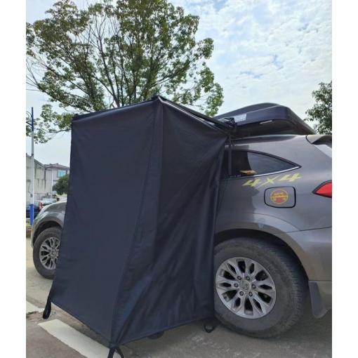 Sprchový kout venkovní na auto, hliníkový, LED osvětlení USB