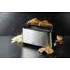 DOMO TOASTER 2 Schlitze für 4 Toasts topinkovač s vestavěnou funkcí ohřívání pečiva