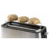 DOMO TOASTER 2 Schlitze für 4 Toasts topinkovač s vestavěnou funkcí ohřívání pečiva