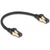 Delock 80246 RJ45 síťové kabely, propojovací kabely CAT 7 S/FTP 0.30 m černá 1 ks