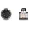 Delock 80811 RJ45 / M 12 síťové kabely, propojovací kabely CAT 5e S/FTP 5.00 m černá 1 ks
