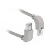 Delock 85861 RJ45 síťové kabely, propojovací kabely CAT 6 S/FTP 0.50 m šedá 1 ks