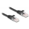 Delock 87992 RJ45 síťové kabely, propojovací kabely CAT 5e 1.00 m černá 1 ks