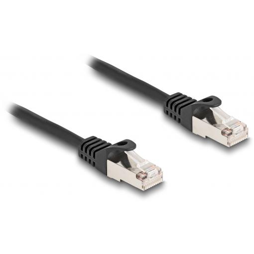 Delock 80186 RJ50 síťové kabely, propojovací kabely Kabel S/FTP 0.50 m černá dvoužilový stíněný 1 ks