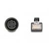 Delock 60072 RJ45 / M 12 Síťový adaptér CAT 5e S/FTP 0.50 m černá stíněný 1 ks