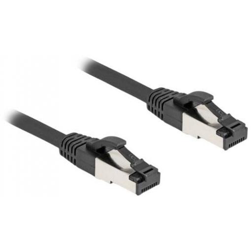 Delock 80566 RJ45 síťové kabely, propojovací kabely CAT 8.1 S/FTP 0.25 m černá 1 ks
