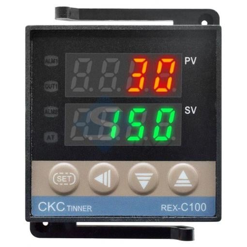 Průmyslový termostat REX-C100, 230 V AC, pro SSR relé