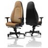 Noblechairs noblechairs ICON Echtleder Gaming Stuhl - cognac/schwarz herní židle koňaková