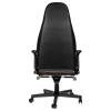 Noblechairs noblechairs ICON Echtleder Gaming Stuhl - cognac/schwarz herní židle koňaková