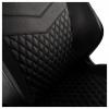 Noblechairs noblechairs HERO Echtleder Gaming Stuhl - schwarz/schwarz herní židle černá