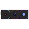 Lian Li Lian Li UNI FAN TL Wireless LCD Lüfter, ARGB, PWM, 3er-Pack inkl. Controller PC větrák s krytem černá (š x v x h) 120 x 28 x 124 mm