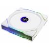 Lian Li Lian Li UNI FAN TL Wireless LCD Lüfter, ARGB, PWM - 120 mm, weiß PC větrák s krytem bílá (š x v x h) 120 x 28 x 124 m