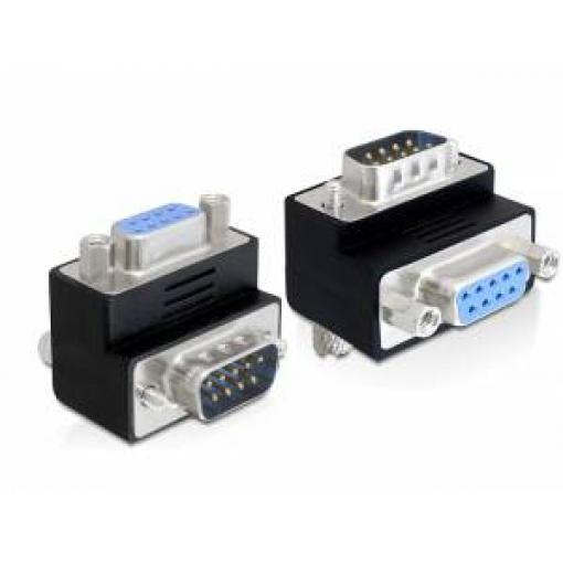 Delock 65265 VGA adaptér [1x D-SUB zástrčka 9pólová - 1x D-SUB zásuvka 9pólová] černá 0 mm