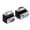 Delock 65264 VGA adaptér [1x D-SUB zástrčka 9pólová - 1x D-SUB zásuvka 9pólová] černá 0 mm