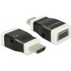 Delock 65586 HDMI / VGA adaptér [1x HDMI zástrčka - 1x D-SUB zásuvka 15pólová] černá, bílá 0 mm