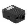 Delock 66265 VGA adaptér [1x D-SUB zásuvka 9pólová - 1x zásuvka] černá 0 mm