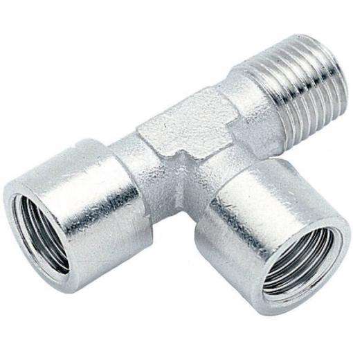 ICH T propojka 40503 Vnitřní závit 1/4 Vnější závit: R1/4 1 ks