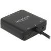 Delock 62784 HDMI / micro USB B adaptér [1x HDMI zástrčka - 1x HDMI zásuvka, micro USB zásuvka ] černá 0 mm