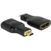 Delock 65664 HDMI adaptér [1x Mini HDMI™ - 1x HDMI zásuvka] černá 0 mm