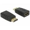 Delock 63320 HDMI EDID emulátor [1x HDMI zástrčka - 1x HDMI zásuvka] černá 4K UHD 0 mm