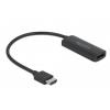 Delock 63206 HDMI / micro USB B / DisplayPort adaptér [1x HDMI zástrčka - 1x zásuvka DisplayPort, Micro USB] černá 0.24 m