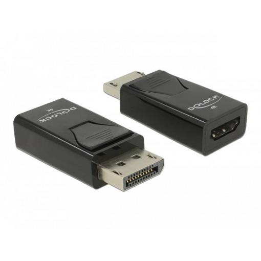 Delock 66234 DisplayPort / HDMI adaptér [1x zástrčka DisplayPort - 1x HDMI zásuvka] černá 0.00 m