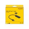 Delock 63251 HDMI / USB-C® adaptér [1x HDMI zástrčka - 1x USB-C® zásuvka] černá 0 mm