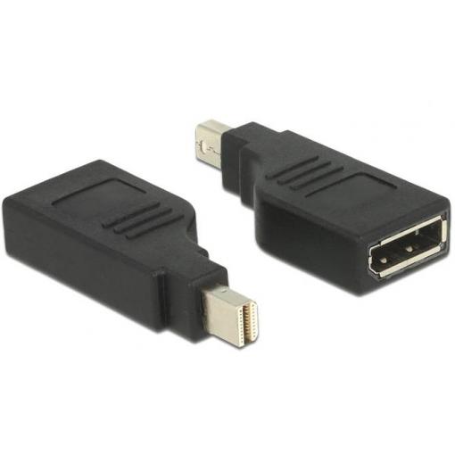 Delock 65626 DisplayPort adaptér [1x mini DisplayPort zástrčka - 1x zásuvka DisplayPort] černá