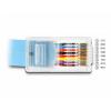 Delock 63353 RJ45 / VGA adaptér [1x RJ45 zástrčka - 1x D-SUB zástrčka 15pólová] modrá 1.00 m