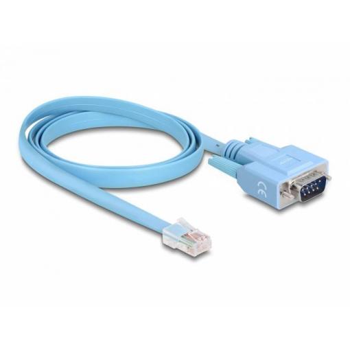 Delock 63353 RJ45 / VGA adaptér [1x RJ45 zástrčka - 1x D-SUB zástrčka 15pólová] modrá 1.00 m