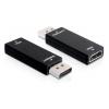 Delock 65258 DisplayPort / HDMI adaptér [1x zástrčka DisplayPort - 1x HDMI zásuvka] černá 0 mm