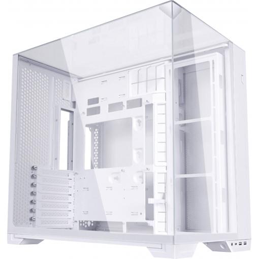 Lian Li Lian Li O11 Vision Compact, Midi-Tower, E-ATX, Tempered Glass - weiß midi tower PC skříň, herní pouzdro, pouzdro bílá
