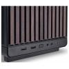 Lian Li Lian Li DAN Cases A3-mATX Wood Edition PC-Gehäuse, Micro-ATX - Walnuss, schwarz micro tower PC skříň, herní pouzdro, pouzdro černá