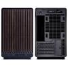 Lian Li Lian Li DAN Cases A3-mATX Wood Edition PC-Gehäuse, Micro-ATX - Walnuss, schwarz micro tower PC skříň, herní pouzdro, pouzdro černá