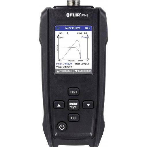 FLIR Solarpanel-Tester und I-V-Kennlinien-Tracer mit Temperaturmessungen PV48 Zkoušečka solárního panelu