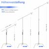 Neewer SC320 Premium C-Stand Galgenstativ foto stativ
