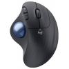 Logitech ERGO M575S myš, přenos Bluetooth®, 5 tlačítko, 2000 dpi, grafit, modrá (metalíza)